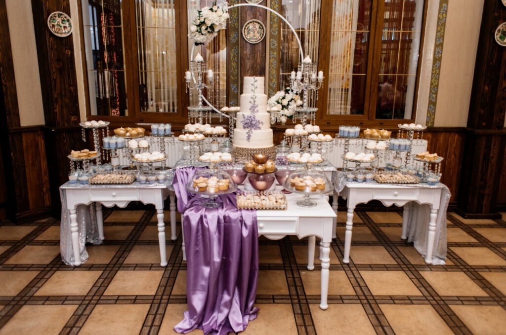 Dessert table styled for an event