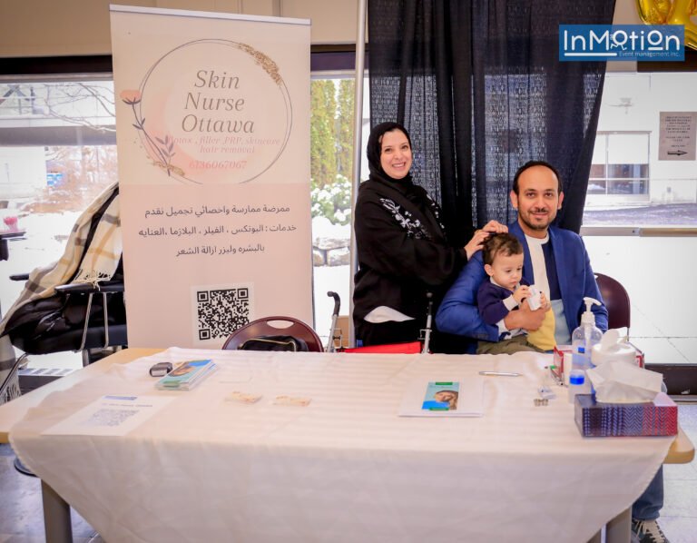 Family vendor at their booth