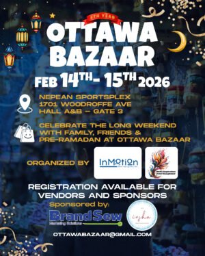 Ottawa Bazaar 14th and 15th Feb